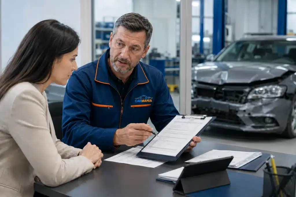 gestione dei sinistri in carrozzeria